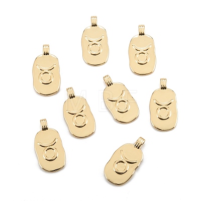 Brass Pendants KK-O140-20G-11-1