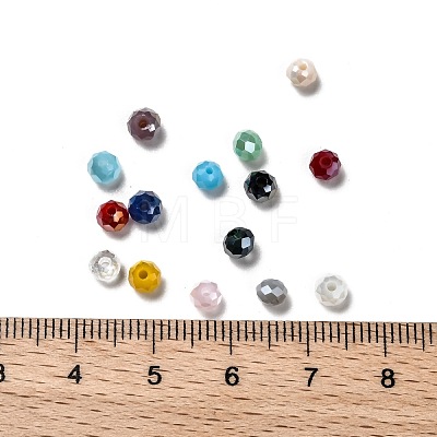 15 Colors Electroplate Glass Beads EGLA-JP0002-02E-4mm-1