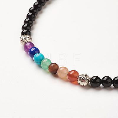 Yoga Chakra Jewelry BJEW-G554-05D-1