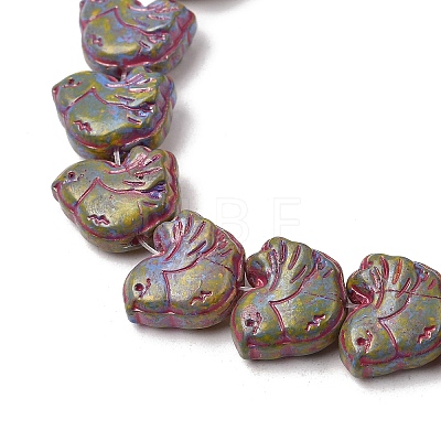 Painted Glass Beads Strands GLAA-Z021-10G-1