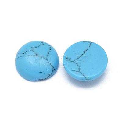 Synthetic Turquoise Cabochons G-G788-B-06-1