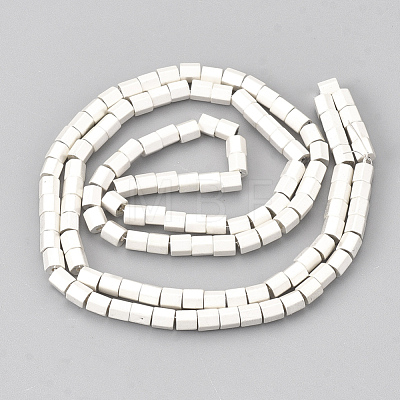 Electroplate Non-magnetic Synthetic Hematite Beads Strands G-T114-20-1