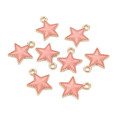 Alloy Enamel Charms ENAM-S121-024B-1