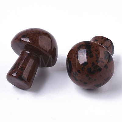 Natural Mahogany Obsidian GuaSha Stone G-N0325-02B-1