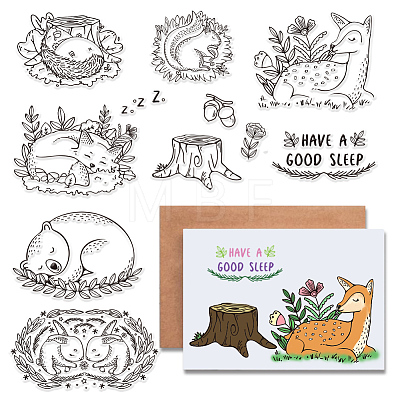 Custom PVC Plastic Clear Stamps DIY-WH0448-0104-1