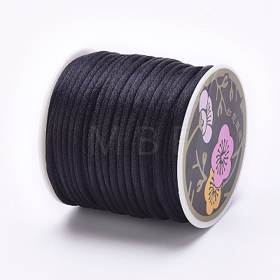 Nylon Satin Rattail Cords LW-K001-1mm-900-1