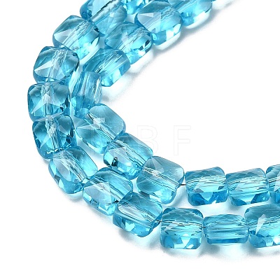Transparent Glass Beads Strands GLAA-L050-A11-1
