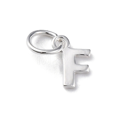 925 Sterling Silver Letter Charms LS-STER-C012-01S-F-1