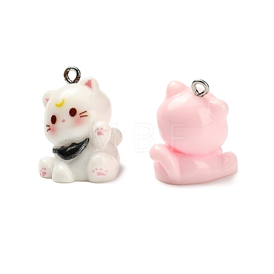 Opaque Resin Pendants RESI-G116-03-1
