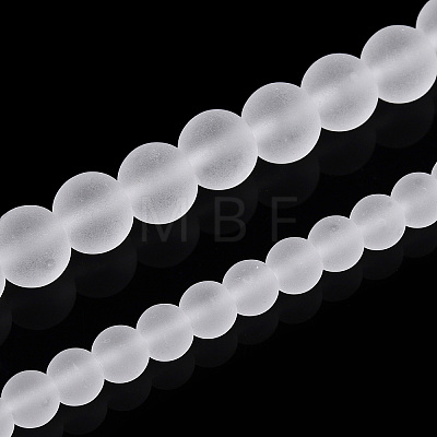 Transparent Glass Beads Strands GLAA-T032-T4mm-MD13-1