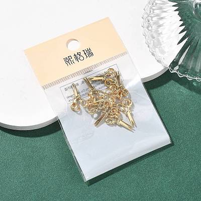SHEGRACE Brass Micro Pave Clear Cubic Zirconia Pendants XGRQ2C859-403G-1