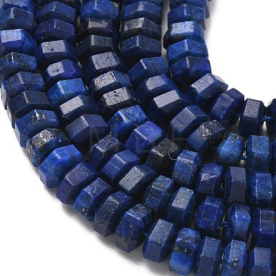 Dyed Natural Lapis Lazuli Beads Strands G-G317-A24-3x6mm-1