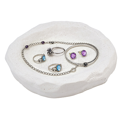 Porcelain Jewelry Plates AJEW-WH0410-478-1