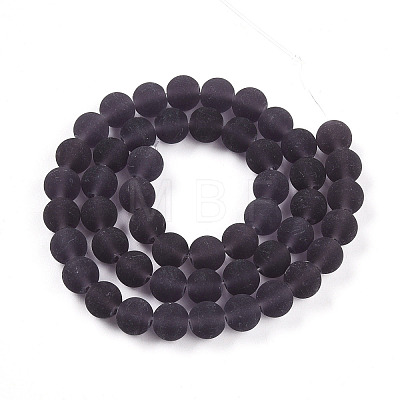 Transparent Glass Beads Strands LS-GLAA-T032-T8mm-MD03-1