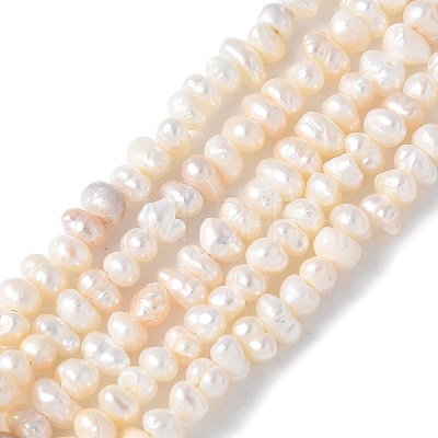 Natural Cultured Freshwater Pearl Beads Strands PEAR-I007-07L-05-1