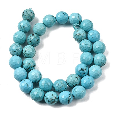 Natural Magnesite Beads Strands G-P598-E-12mm-05-1