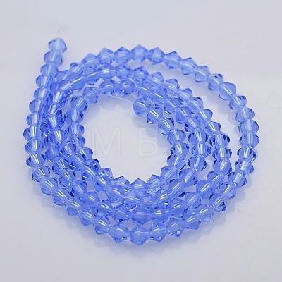 Bicone Glass Beads Strands EGLA-P016-3mm-04-1