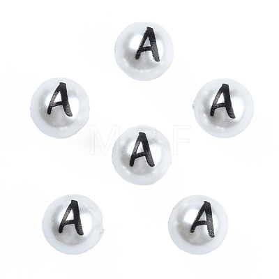 ABS Plastic Imitation Pearl Beads KY-N015-148A-1