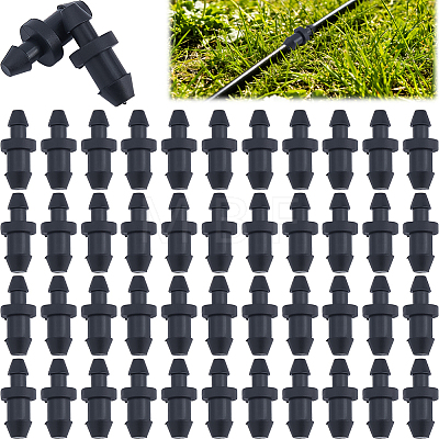 140Pcs PE Plastic Irrigation Barb Connector Parts FIND-DC0008-54-1