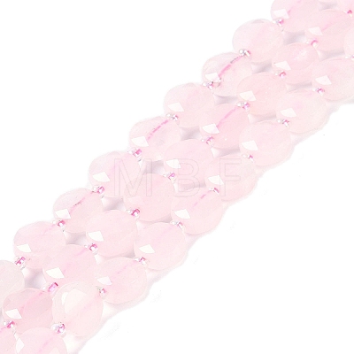 Natural Rose Quartz Beads Strands G-N342-07-1