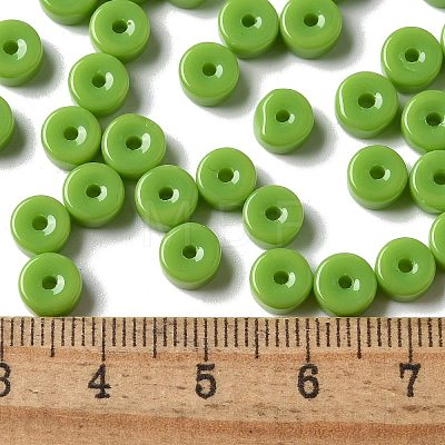 Opaque Colours Glass Seed Beads SEED-E001-P3x6mm-01-1