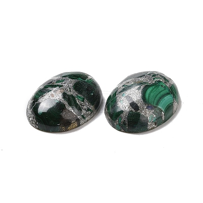 Natural Malachite Cabochons G-E464-42Q-1