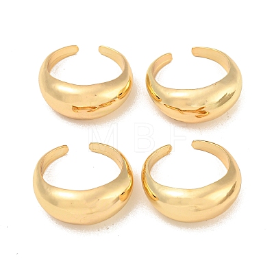 4Pcs Alloy Open Cuff Rings Kit for Women RJEW-K260-05G-1