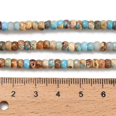 Dyed Natural Imperial Jasper Beads Strands G-P600-A01-01A-1