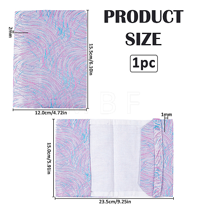 Polyester Book Covers AJEW-WH0410-384-1