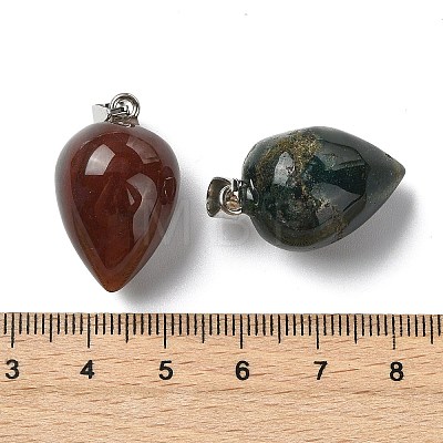 Natural Ocean Jasper Pendants GG-K002-13P-1