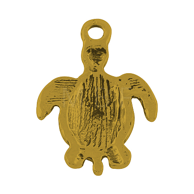 Tibetan Style Alloy Sea Turtle Pendants LS-TIBEP-22101-AG-LF-1