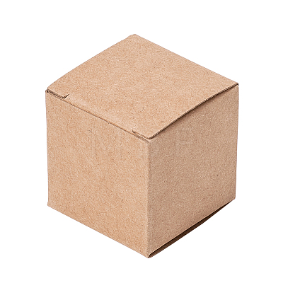 Kraft Paper Box CON-WH0029-01-1