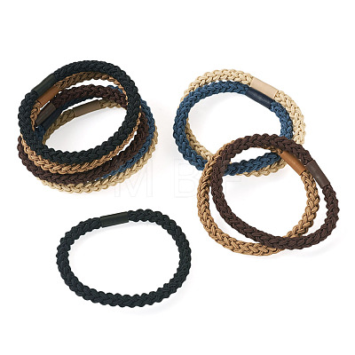 10Pcs 5 Colors Polyester Hair Accessories OHAR-TAD0001-04-1
