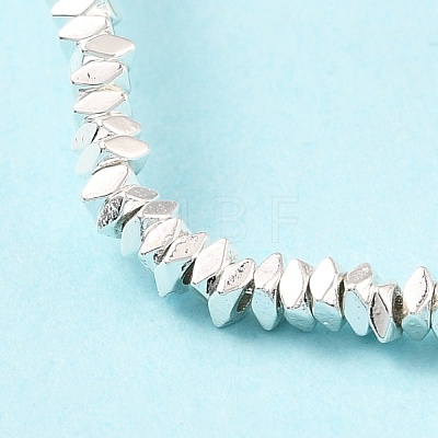Electroplated Non-magnetic Synthetic Hematite Beads Strands G-G849-05S-1