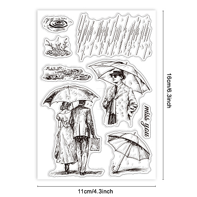 Custom Summer Theme PVC Plastic Clear Stamps DIY-WH0631-0007-1