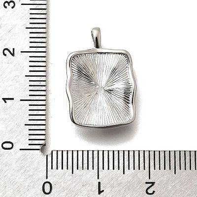 Brass Micro Pave Cubic Zirconia Pendants KK-M318-37P-1