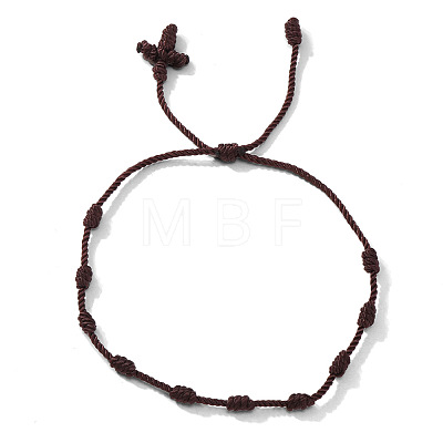 Bohemian Knotted Braided Nylon Cord Bracelets UQ5107-4-1