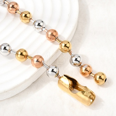 304 Stainless Steel Ball Chains Necklaces for Unisex NJEW-K305-01B-1