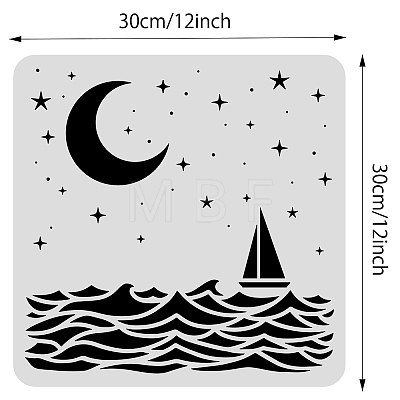 Plastic Reusable Drawing Painting Stencils Templates DIY-WH0172-493-1