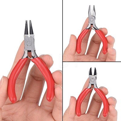 45# Carbon Steel Jewelry Tool Sets: Round Nose Plier PT-R004-03-1