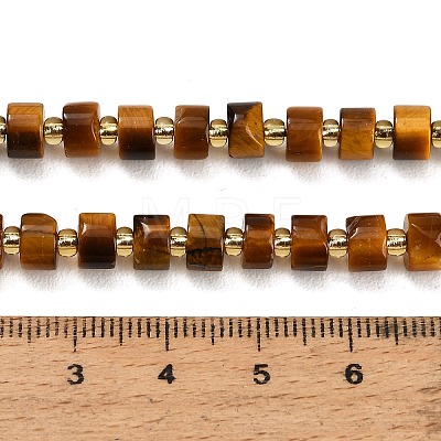 Natural Tiger Eye Beads Strands GG-CBA5B6F-E01-01-1