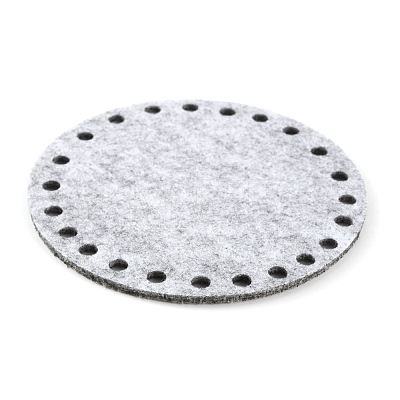 Flat Round Felt Fabric DIY-WH0250-76D-1