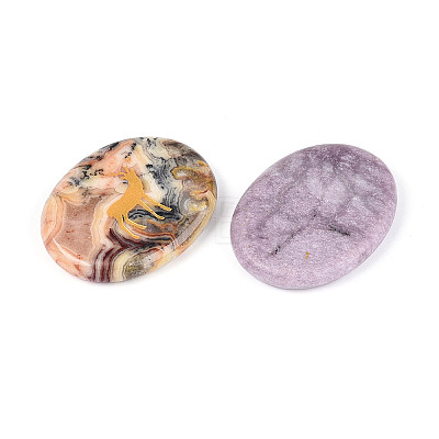Natural Mixed Gemstone Cabochons G-T143-28-1
