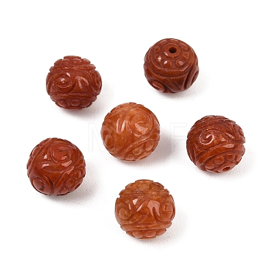 Dyed Natural Myanmar Jade Burmese Jade Carved Beads GG-CBAC08B-04A-01-1