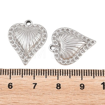 304 Stainless Steel Pendants Rhinestone Settings STAS-L317-48P-1