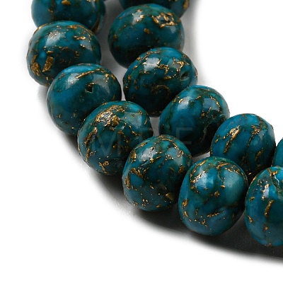 Dyed Synthetic Turquoise Beads Strands G-B070-C01-01-1
