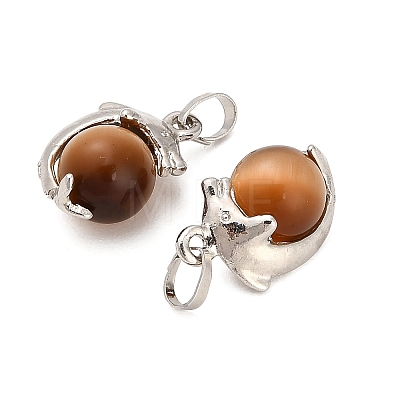 Cat Eye Ball Pendants CE-NH0001-01P-1