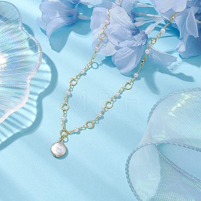 Natural Baroque Pearl Necklaces NJEW-JN04891-1