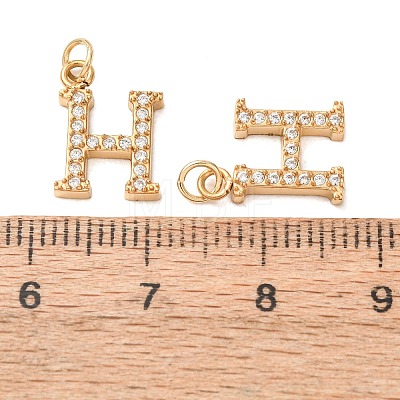 304 Stainless Steel with Crystal Rhinestone Charms RB-CBA5270-11G-H-1