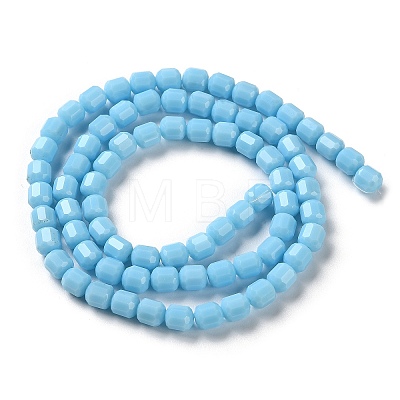 Opaque Glass Beads Strands GLAA-G112-03C-1